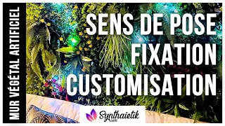 Présentation des Mûrs Végétaux Déco Sens de Pose  Fixation  Customisation wonderland decor [upl. by Nagorb]