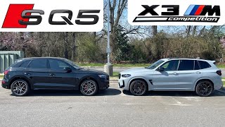 2024 BMW X3M Competition VS 2024 Audi SQ5  BEST PERFORMANCE SUV [upl. by Ronal]