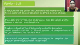 MSc Chemistry SemIII Paper Heterocyclic Chemistry Unit IV Lect 04 Dr Mahzabeen Ansari [upl. by Eceinej222]