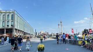 Beautiful Waterfront at THE SEAPORT Lower Manhattan NYC [upl. by Neivad]