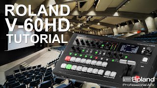 Roland V60HD Video Switcher Tutorial [upl. by Ierbua]