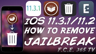 iOS 1131112  How to REMOVE Electra Jailbreak Unjailbreak WITHOUT Restore  Update [upl. by Gold95]