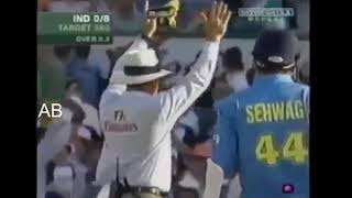 Sehwag First Ball Six Compilation Virender Sehwag Hitting First Ball Out of The Park For Six [upl. by Filipe]