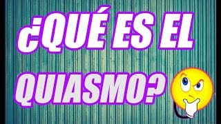 ¿SABE USTED QUÉ ES EL QUIASMO ¡MÍRALO EN ESTE VIDEO  WILSON TE EDUCA [upl. by Lemmuela]