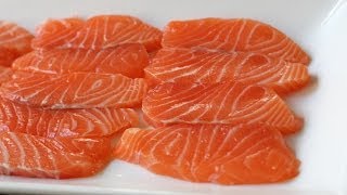 Quick Cured Salmon  How to Cure Salmon in 3 Minutes [upl. by Becket680]