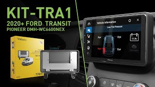 iDatalink Maestro TRA1  Installation tutorial for Ford Transit  Modular Radio Replacement [upl. by Kilgore]