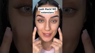 LASH HACK😳NO LASH EXTENSIONS [upl. by Enninaej987]