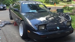 240sx Welded Diff Install  MORE SKIDS [upl. by Cinimmod]