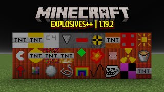 Minecraft Explosives Mod  1192 26 TNTs [upl. by Oiligriv]