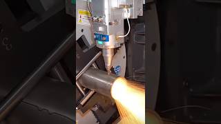 Laser cutting round pipe stainless steel CNC cutting machine [upl. by Bracci595]