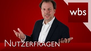 Nutzerfragen Preisangaben und Persönlichkeitsrecht bei CGFiguren  Kanzlei WBS [upl. by Yecnay]