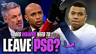 Thierry Henry backs Kylian Mbappé to STAY at PSG  UCL Today  CBS Sports Golazo [upl. by Patrice]