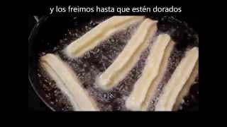 Churros sin gluten wwwcanalsinglutencom Churros gluten free [upl. by Kinna917]