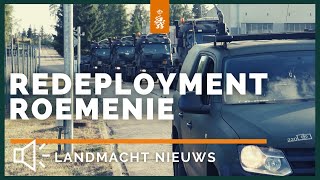 🚛 Redeployment Roemenie Nederlandse bijdrage aan multinationale battlegroup ten einde [upl. by Eetsud273]