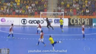 Gols Brasil X Paraguai  Amistoso Internacional de Futsal 2016 30102016 [upl. by Nordek]