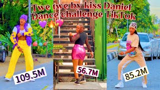 Twe Twe dance challenge TikTok  twe twe by kiss Daniel 💜💖 [upl. by Corliss]