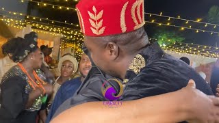 TOYIN ABRAHAM HUGS NIYI JOHNSON AT THE PREMIERE OF ADA OMO DADDY [upl. by Wehrle135]