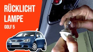 Wie Golf 5 Rücklicht Lampe wechseln 💡 [upl. by Chaney593]