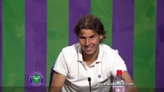 Wimbledon 2012 Rafael Nadal on second round defeat to Lukas Rosol [upl. by Klein]