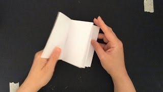 HOW TO MAKE A BOOK FROM A SINGLE SHEET OF PAPER [upl. by Ellezig453]