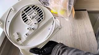 Unboxing WINTERWARM WWDF20E WALLFAN HEATER 2000W 229MM X 242MM [upl. by Ttezil]