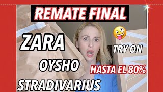 TRY ON HAUL REBAJAS REMATE FINAL ZARA🌸PARFOIS🌸STRADIVARIUS🌸OYSHO [upl. by Ikcim]