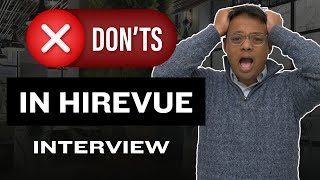 AVOID These 5 HireVue Interview Mistakes [upl. by Noyes]