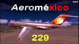 Accidente Aeroméxico 229  Impacto controlado Reconstrucción [upl. by Laoj]