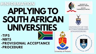 Applying to universities in south Africa [upl. by Deming]