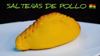 RECETA SALTEÑAS DE POLLO BOLIVIANAS 🇧🇴 [upl. by Elfie517]