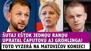 Šutaj Eštok jednou ranou upratal Gröhlinga aj Čaputovú Mazurek sa pobavil na Galkovi [upl. by Arved]