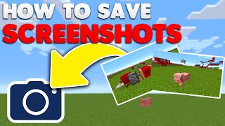 Minecraft 119 How To Save A Screenshot In Minecraft  Where To Find MInecraft Screenshots [upl. by Esimaj641]