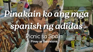 Picnic sa Spain Pinakain ko ng adidas ang mga kaibigan kong Spanish😋 [upl. by Jandel]