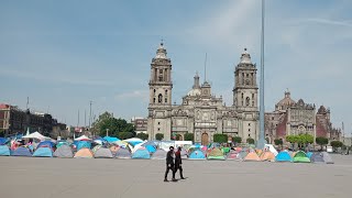 Frenticos en ZÓCALO  ¡REABREN CALLES Y RESTAURANTES EN CENTRO CDMX  CONOCE AV JUÁREZ  EN VIVO [upl. by Brenden]