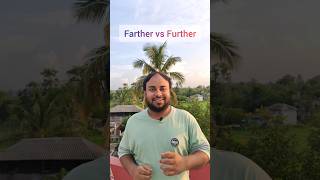 Farther vs Further in English  Commonly Confused Words shorts [upl. by Hoffman]