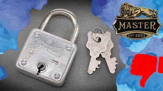 1555 Master Lock Has Always Been Master Lock Vintage Mod 66 [upl. by Neelrihs]