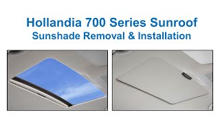 Hollandia 700 Series Sunshade Removal amp Installation [upl. by Nath551]