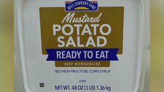 Potato salad sold at HEB Joe Vs Smart Shop recalled [upl. by Ecad]