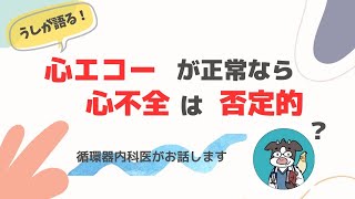 心エコーが正常なら心不全は否定的？ [upl. by Dewees]