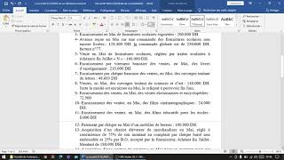 fiscalité de lentreprise  régime dencaissement exercice corrigé [upl. by Islean]