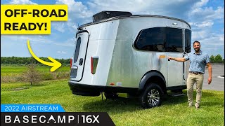 COMPACT OFFROAD TRAVEL TRAILER  Airstream Basecamp 16X Walkthrough Tour [upl. by Acilef835]