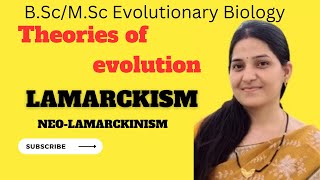 LamarckismNeoLamarckismTheories Of EvolutionBSc Evolutionary Biology [upl. by Mariam]