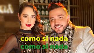 KARAOKE  COMO SI NADA  paola Jara ft Jessi Uribe Oficial [upl. by Nivre]