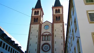 Würzburg Dom St Kilian Plenum mit neuem Klöppel der Salvatorglocke frontalKiliansplatz [upl. by Ertnom]