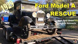 1929 Ford Model A Special Coupe revival Sat for a zillion years Will it run [upl. by Layol]