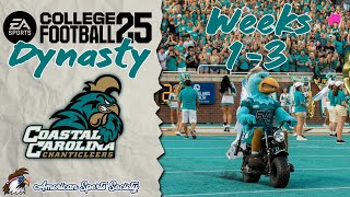 🏈Weeks 13  Coastal Carolina Chanticleers DYNASTY 🔴LIVE STREAM [upl. by Hump879]