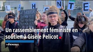 Des rassemblements féministes devant le tribunal judiciaire dAvignon [upl. by Treblah]