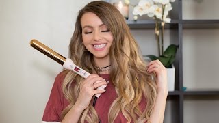 LANGE Curling Wand Review  Hair Tutorial [upl. by Ev]