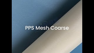 PPS Mesh Coarse 20T Electrolysis Chemical Resistance Polyphenylene Sulfide Net [upl. by Ydissak]