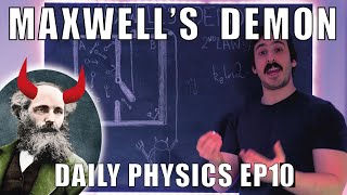 Maxwells Demon  A Violation of Entropy Increase amp The 2nd Law Daily Physics Ep10 [upl. by Aitel316]